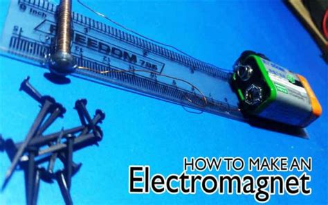 How To Make An Electromagnet | Awesome Physics Project - Science ...