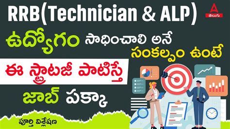 Rrb Technician And Alp Preparation Strategy In Telugu Study Plan