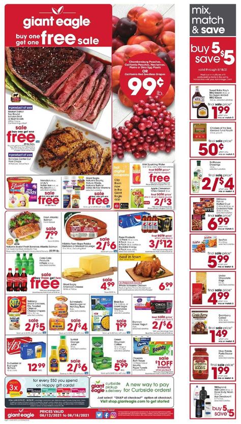 Weekly Grocery Deals and Special Offers at Giant Eagle 1
