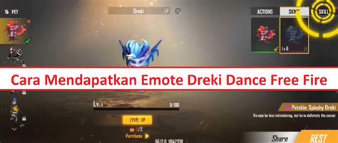 Cara Mendapatkan Emote Dreki Dance Free Fire Ff Esportsku