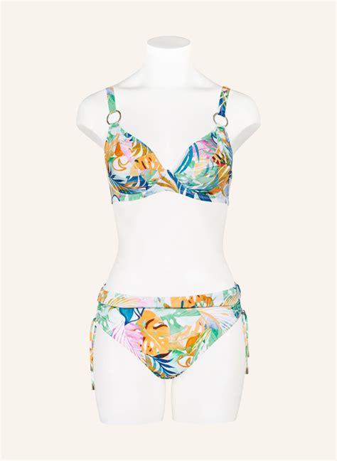 Lidea Bügel Bikini Top MIDSUMMER SENTIMENT in weiss blau grün