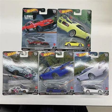 Hot Wheels Premium Cars Mountain Drifter TOYOTA AE NISSAN SKYLINE SUPER SILHOUETTE