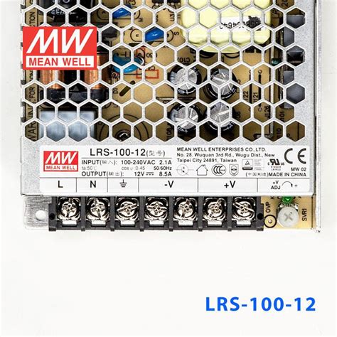 LRS-100-12 Mean Well SMPS - 12V 8.5A - 102W Metal Power Supply buy ...