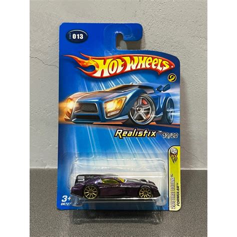 已拆初版老卡 Hot Wheels 風火輪 Formul8r 05 First Editions Realistix 蝦皮購物