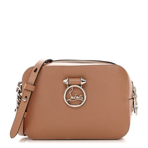 Christian Louboutin Calfskin Mini Rubylou Crossbody Nude Fashionphile
