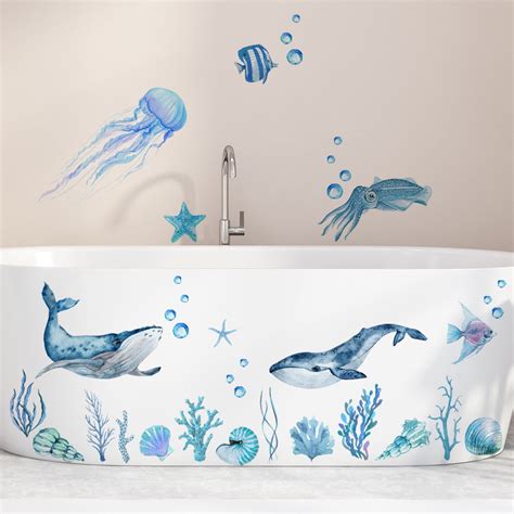 Under The Sea Seaweed Wall Decals Sea Turtles Wall Stickers Ocean Grass