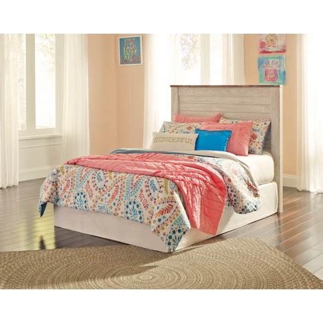 Willowton Full Panel Bed With Underbed Storage Speedyfurniture