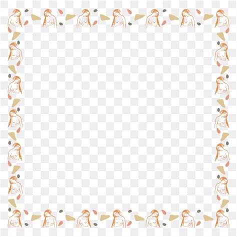 Naked Woman Outline Frame Png Premium Png Rawpixel