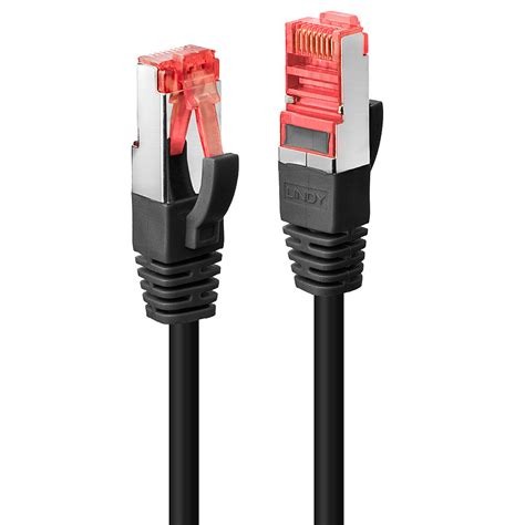 Lindy 47778 Kabel sieciowy skrętka Cat 6 S FTP czarny 1 5m cena