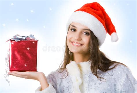 Snow Girl Stock Image Image Of Beautiful Glad People 6861669