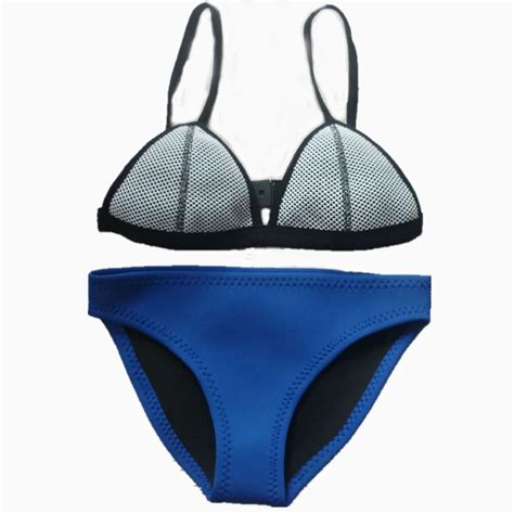 New Summer Beach Swim Mesh Swimwear Bikinis Women Swimsuit Sexy Neoprene Bikini Set Biquini