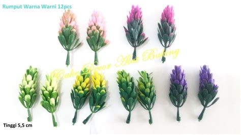 Cake Topper Rumput Warna Warni Lazada Indonesia