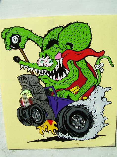 Pin De Erik Bartlett En Hot Rod Artwork Rat Arte De Historietas Arte De Garaje