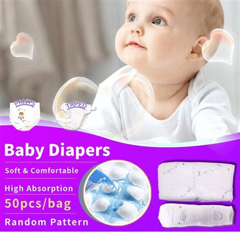 New Hot Sale Baby Disposable Diapers Pants Ultra Thin And Dry Breathable Diapers Pcs