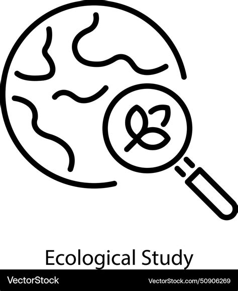 ecological study royalty  vector image vectorstock
