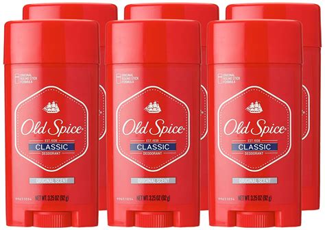spice classic deodorant stick original  oz pack