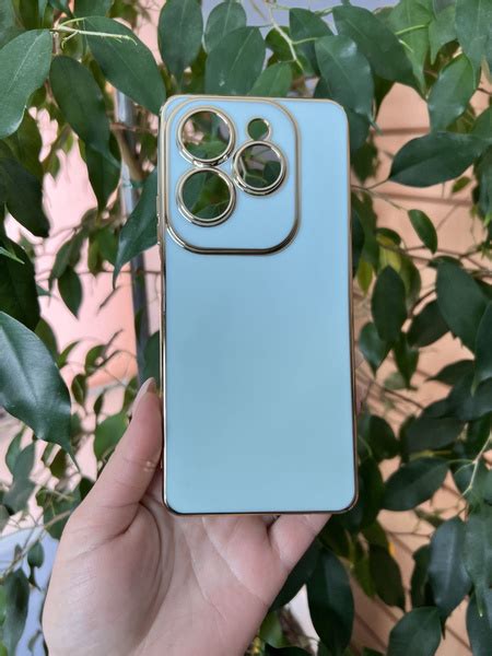 Чехол для Infinix Hot и Pro Инфиникс Хот и Про силиконовый inli Бирюзовый