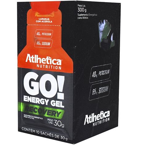 Go Recovery Gel Display Saches De G Atlhetica Uma Vida