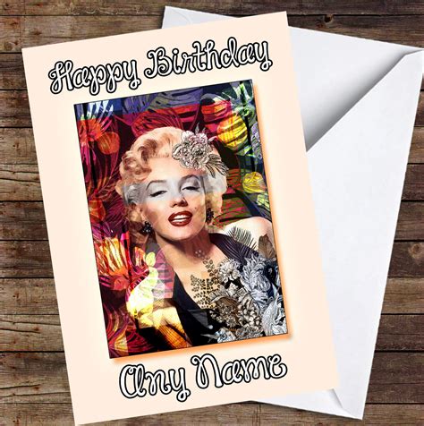 Happy Birthday Card Marilyn Monroe