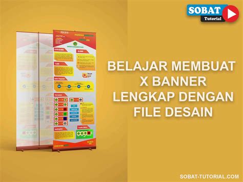 belajar membuat  banner lengkap  file desain sobat tutorial