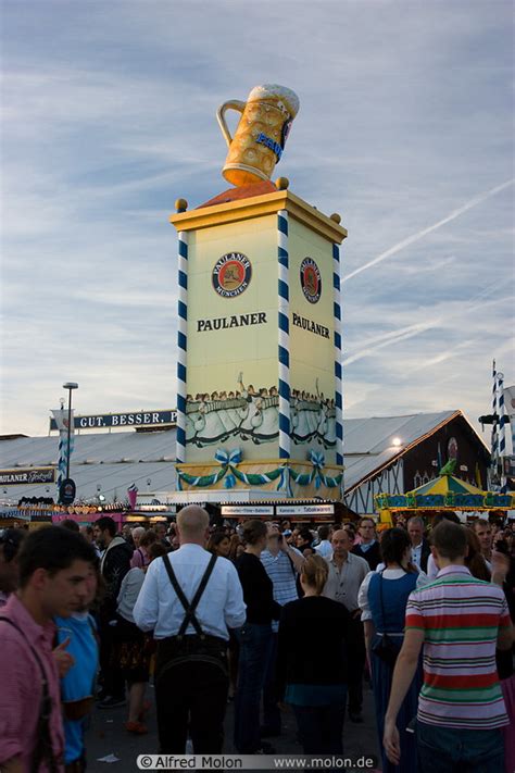 Photo Of Paulaner Tower Oktoberfest Munich Bavaria Germany