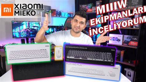 HER EKİPMANDA KALİTE / Xiaomi Miiiw Klavye Mouse İnceleme MIIIW Air 85 ...