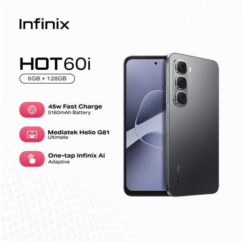 Infinix HOT I Up To GB GB GB MediaTek Helio G Hz