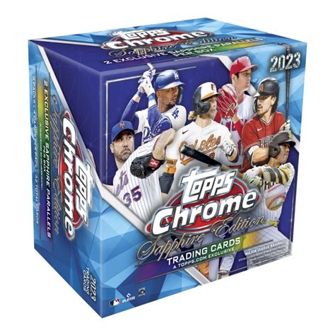 Topps Chrome Sapphire Edition Baseball Checklist Boxes