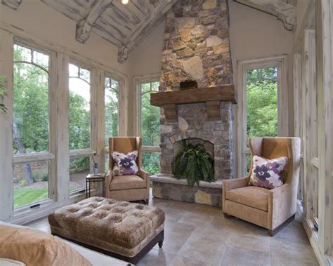 Sunrooms With Fireplaces Ideas, Pictures, Remodel and Decor