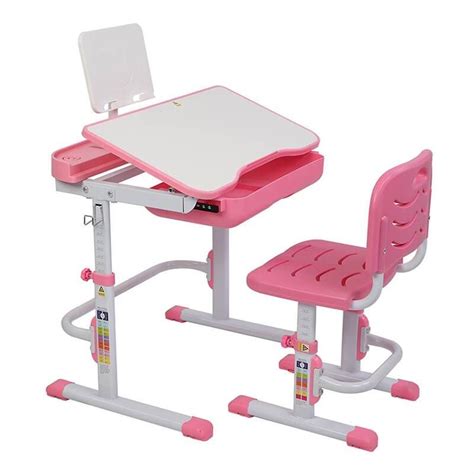 Adjustable kids desk and chair set learning table – Artofit