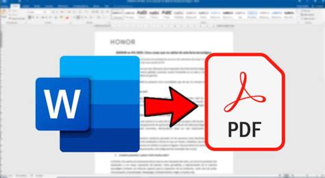 C Mo Convertir Un Documento Word A Pdf Gratis Gu A Para Lograrlo En