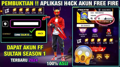 PEMBUKTIAN APLIKASI HACK AKUN FREE FIRE CUMA SALIN ID TERBARU 2024