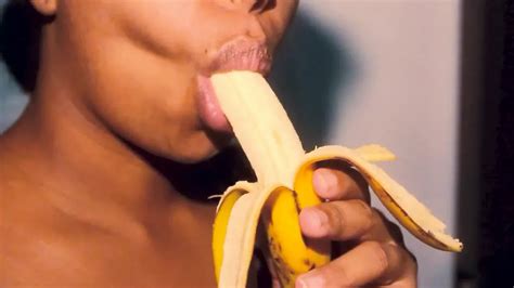 Naughty Ebony With Sexy Lips Playing With A Banana Amateur Porn Feat SexyButtrfly XHamster