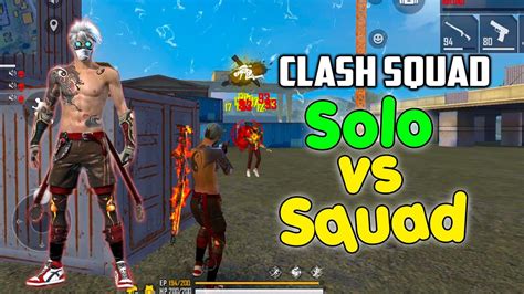 Solo Vs Squad Gameplay Clash Squad 18 Kills Garena Free Fire Youtube