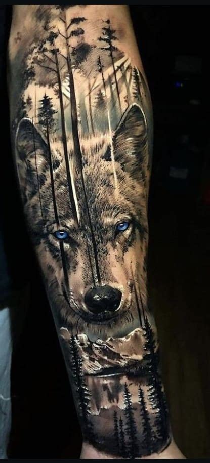 Pin By Naing Tunaung On Quick Saves Wolf Tattoo Sleeve Half Sleeve