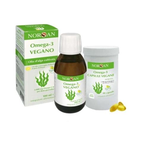 Norsan Omega Vegan Combo Olio Di Alga Liquido E In Capsule