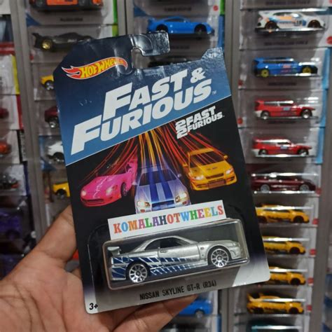 Hot Wheels Nissan Skyline GTR R34 Fast And Furious Edition Shopee Malaysia