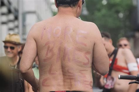 World Naked Bike Ride In York Times Route And Rules YorkshireLive