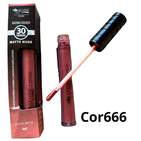 Batom Matte Nude H Hialuronico Labios Bocao Max Love Shopee Brasil