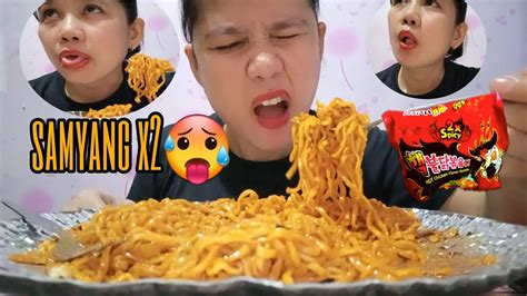 Samyang X2 Spicy Fire Noodles Challenge Lets8 Youtube