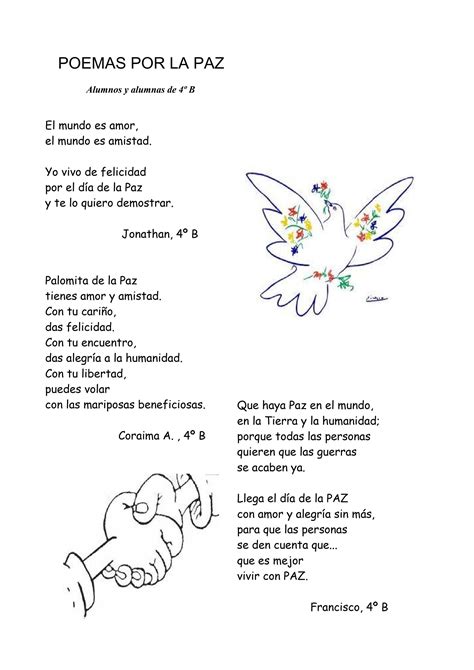 Poema Sobre A Paz Rimas LIBRAIN