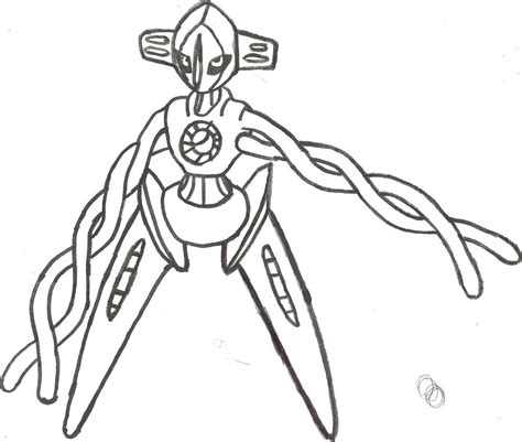 Deoxys Normal Form Sketch by CoolMan666 on DeviantArt