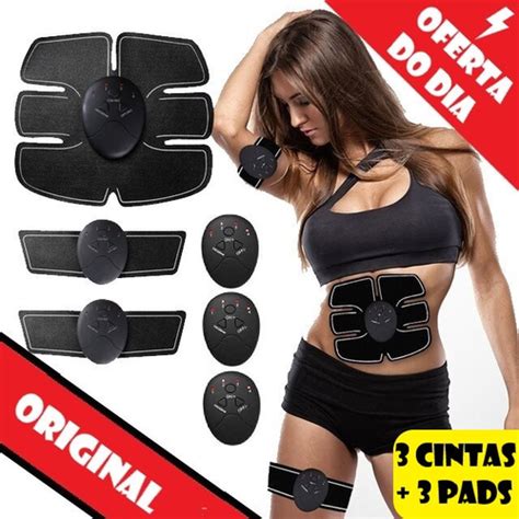 Aparelho Tonificador Muscular Original Smart Fitness Ems Fit Control