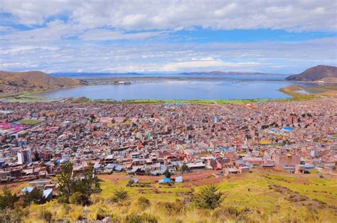 vista satelital de pucara lampa puno en peru fotos