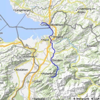 Radwege Und Routen In Und Um Hohenems Bikemap Deine Radrouten