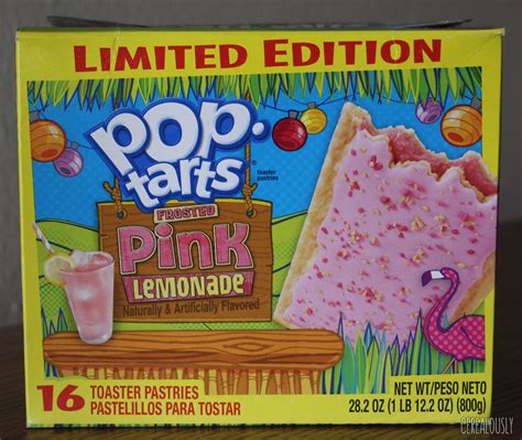 Review Kelloggs Limited Edition Frosted Pink Lemonade Pop Tarts