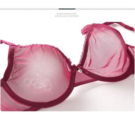 Sexy Transparent Lace Lingerie Plus Size Underwear Women Bra And Panty Set