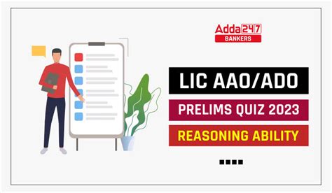 Reasoning Ability Quiz For Lic Aao 2023 31st January