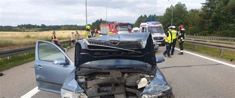 Wypadek Na Autostradzie A Komenda Miejska Pa Stwowej Stra Y Po Arnej