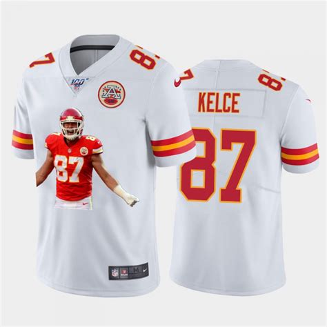 Kansas City Chiefs Travis Kelce Nike Team Hero Vapor Limited Nfl